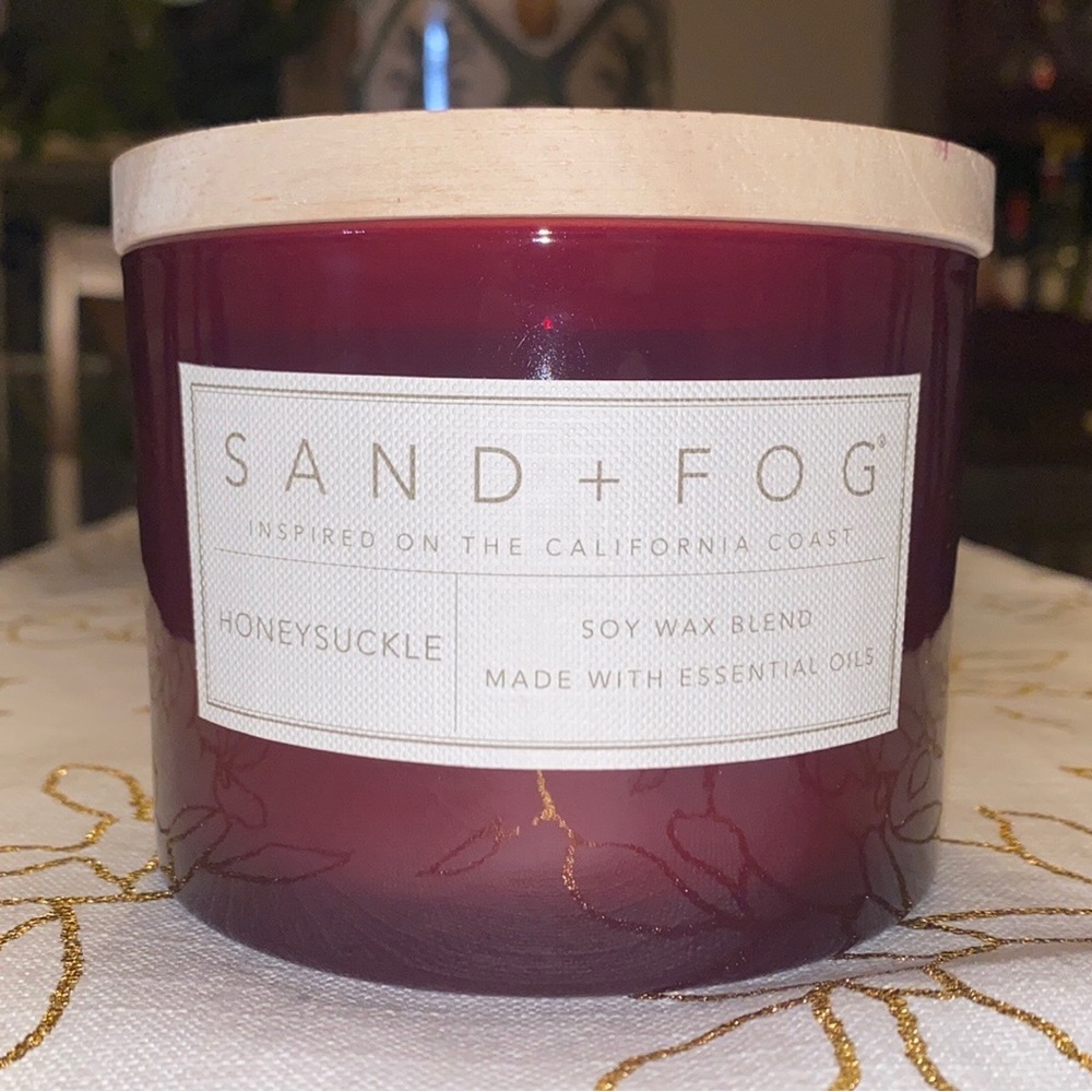 Sand + Fog Two-Wick Honeysuckle Candle